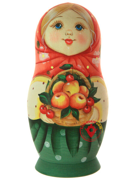 Матрешка "Машенька с корзинкой" 5 куколок арт. 564э